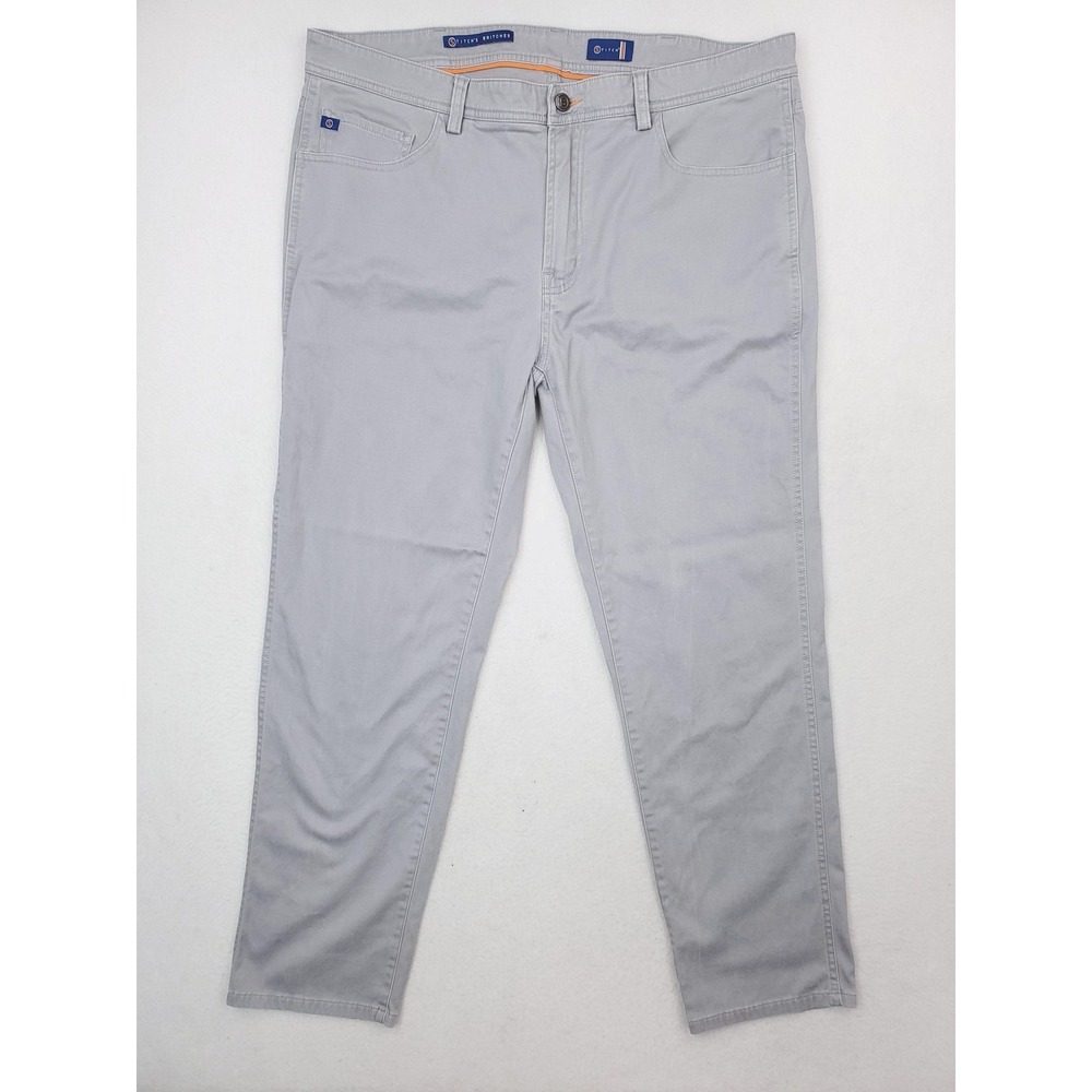 Stitch Golf Pants Mens 38x30 Gray Stitch's Britches Stretch Chino Performance